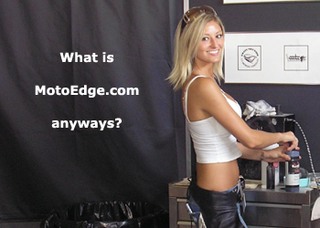 MotoEdge motorcycle girl